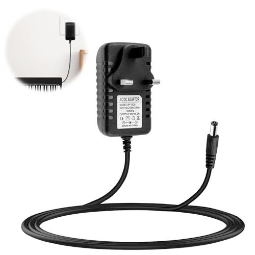 15V 2A Power Supply Adapter, AC 100-240V 50/60Hz to DC Converter with 5.5mm x 2.1mm Jack for LED Strip Lights Wireless Router Speakers CCTV Monitor Electronic Keyboard Game Console