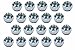 KLUHSMAN RACING PRODUCTS KRC-8212 0.62-11 in. Steel Double Angle Lug Nut - Pack of 20
