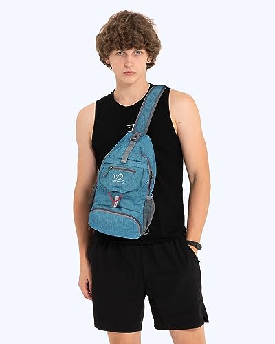 Image of WATERFLY Packable Sling Backpack Lightweight Crossbody Bag Travel Daypack