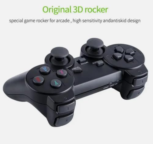 Miniatura 6 de SATIDI Wireless Retro Gaming Console, Plug and Play with 20000+ Built-in Classic Games, 4K HD HDMI Output for TV, Includes Dual 2.4G Wireless