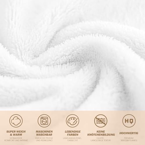 iDIY Personalisierte Decke mit Foto und Text – Fotodecke Selbst Gestalten – Personalisierte Geschenke für Familie, Paare, Muttertag und Vatertag - Foto Geschenk - 1 Foto