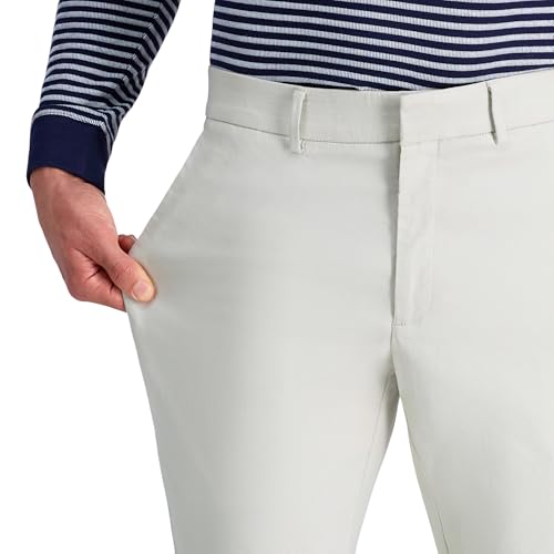 Haggar Men's Life Khaki Slim Fit Flat Front Flex Pant4