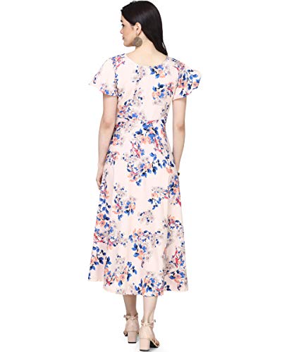 Image of OOMPH! Women's Crepe A-Line Maxi Dress - Daisy White
