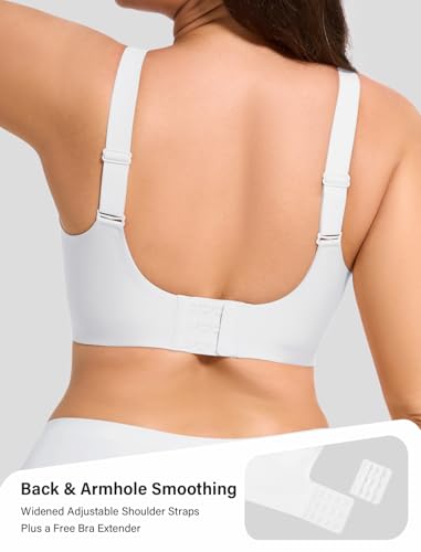Image of Wireless Bras for Women Full Coverage No Underwire Push Up Supportive Bra Comfortable Everyday T-Shirt Bra