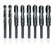 Hiltex 10005 HSS Silver and Deming Industrial Drill Bit Set (8 Pieces), 1/2
