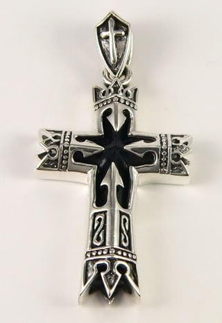 Celtic Cross Solid .925 Sterling Silver Pendant Handcraft For Harley Biker Rock