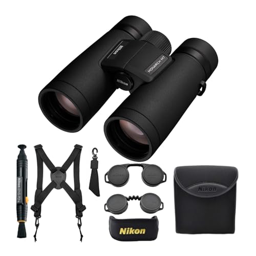 Nikon Conjunto de binóculos Monarch M7 8x42 com caneta e arnês para lente Nikon (3 itens)