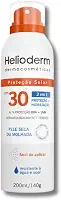 Protetor Solar Spray Helioderm Suncare FPS 30 200 ml – 2 Em 1 Proteção e Hidratação – UVA E UVB Para Pele Seca Ou Molhada