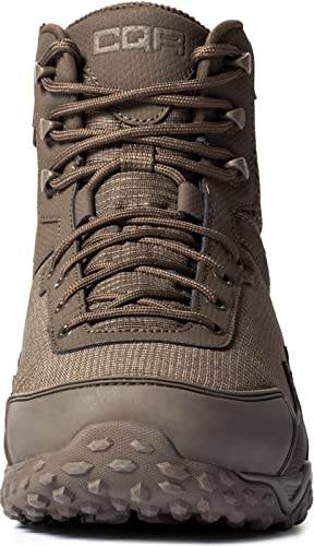 Cqr Men's Military Tactical Boots, Lightweight 6 Inches Combat Boots, Durable Edc Outdoor Work Boots, Raider 6 - Zip Sienna, 7 #TOP1