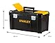 STANLEY Essential Tool Box (19 Zoll), langlebige Aufbewahrungslösung mit abnehmbarer Tragetasche und Organisatoren, tragbare Werkzeugbox, für die Aufbewahrung von Teilen und Werkzeugen, STST1-75521