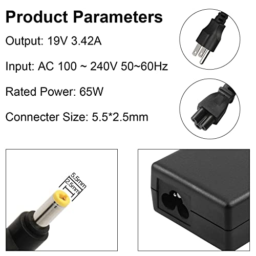 Fancy Buying LW-065/342/190/002 Ac Adapter/Battery Charger For Gateway M-1625 M-6750 M-6827 M-6843 M275 M305Crv M460 M465 Ma1 Ma2 Ma2A Ma3 Ma7 Ma8 Ml6720 Ml6732 Mt6705 Mt6728 Mt6730 Mt6840 Pa6A W322 W340Ui W3501+Cord thumb #1