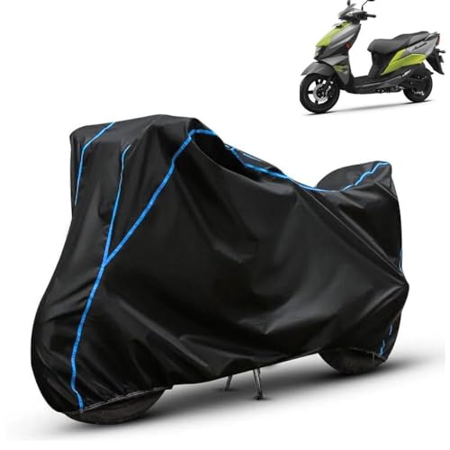 Image of Kerwa Waterproof Bike Cover Compatible with Suzuki Avenis 125 | Dust Proof, UV-Resistant, All-Weather Protection Bike Body Cover, Windproof Elastic Bottom