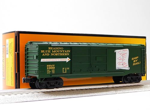 MTH RAILKING Reading Blue Mountain & Northern 40' Double Door Box CAR 30-71228