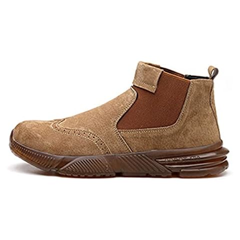 Labor insurance shoes Men High Gang Steel Toe Safety Trainers Cover