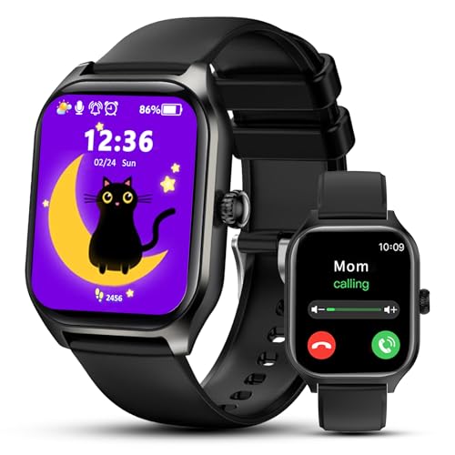Smooce Reloj Inteligente para niños, Reloj de teléfono Deportivo, Fitness, con...