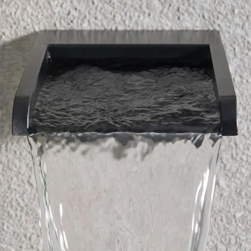 Ensemble de déversoir pour mur d'eau extérieur et aménagement de terrasse - 3