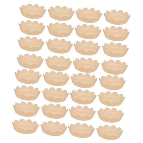 ERINGOGO 50個 花?エアフライヤー用シリコンベーキングペーパー 耐高温 ノンスティック 無漂 丸型トレーライナー 調理 蒸し器 オーブン対応