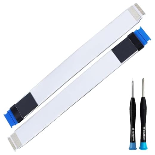 ZHUROUPU Dvd Disk Drive Laser Lens Ribbon Flex Cavo di Ricambio per PS4 CUH-1001A CUH-1115A 480Mbps 8 Pin EPS, Cavo a Nastro Dati per KEM-490AA KES-490A Laser Lens 2PCS