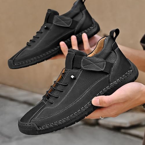 Chukka Boots for Men Women Non Slip Ankle Boots Loafers Slip On Lightweight Dressy Sneakers Comfortable Fashion Sneakers Mid Top Walking Driving Flats Shoes2