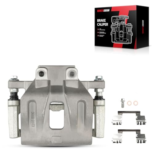 Image of Torchbeam Front Brake Caliper Left for Chrysler 300 2005-2011, Dodge Charger 2006-2011, Dodge Magnum 2005-2008, Dodge Challenger 2009-2011, Front Left Caliper with Bracket Replace # 18B4969