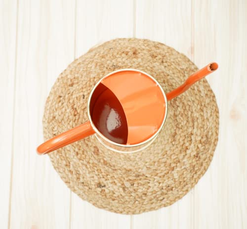 Gold Dust Plant Watering Can, Gardening Watering Can, Terrace Garden Accessories (Orange (1.5 Lt))