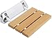 Produktbild Duschhocker Duschstühle für Senioren, Badewanne / Dusche Klappsitz, Falten Dusche Sitzdusche Hocker Faltbare Wandmontage Duschsitz Duschbank Badezimmer Sitzhocker Holz, Duschhocker, Duschsitz.(Farbe: