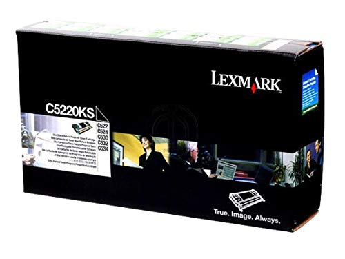 Toner noir Lexmark C5220KS original : fin des bavures sur votre Lexmark C 524 N