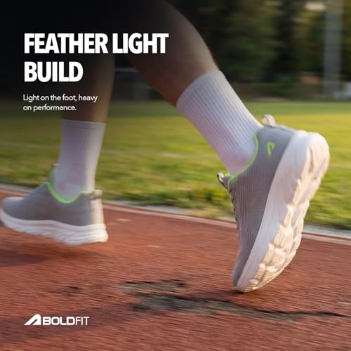 Image of Boldfit Running Shoes for Man Comfortable Sports Shoes for Men Running Lightweight Gym Shoe for Men Workout Soft Cushioned Walking Shoe for Man Anti Slip Gym Footwear