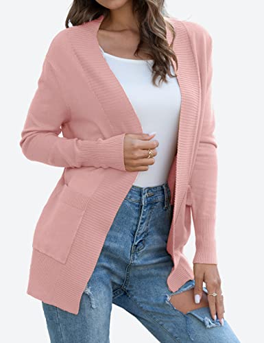 Image of REDHOTYPE Women's Cardigans with Pockets Casual Lightweight Open Front Cardigan Sweaters for Women (S-2XL)