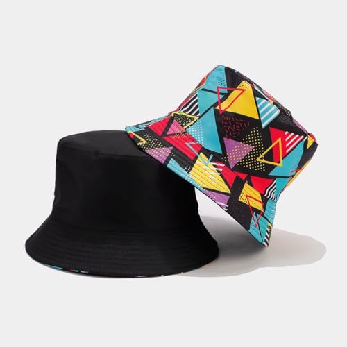 Image of Quanhaigou Bucket Hat for Men Women,Packable Reversible Printed Sun Hats,Fisherman Outdoor Summer Travel Hiking Beach Caps