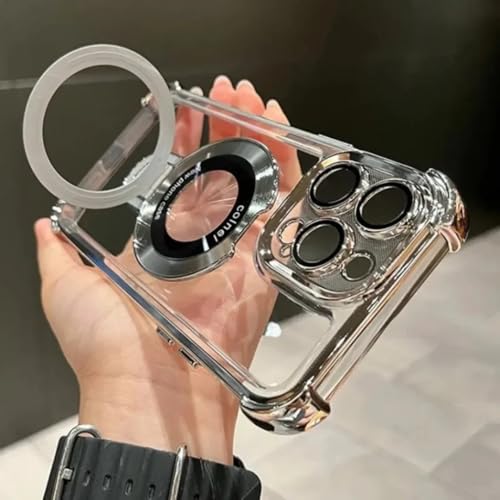 Coque transparente iPhone 14 Plus antichoc compatible chargeur magnétique sans fil - 2