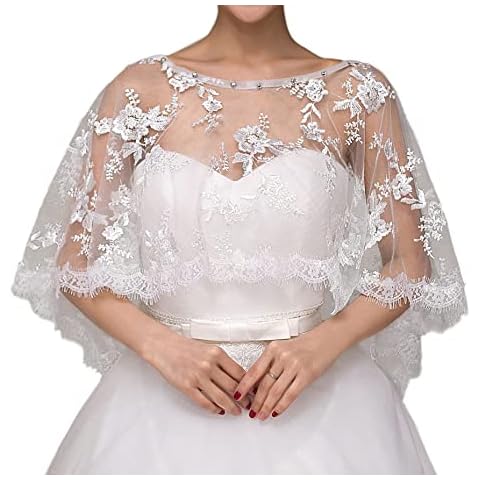 Châle de Mariage Ayliss en Dentelle Cover