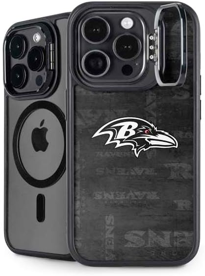Skinit Kickstand Phone Case Compatible with iPhone 16 Pro Max - Officially Licensed Liquid Blue NFL Baltimore Ravens Running Back Design