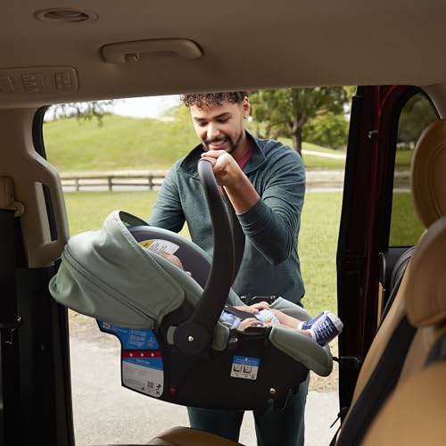 Safety 1st® onBoard™ Slide DLX Infant Car Seat w/SafetySlide™ Base, Easy-Install Rigid Latch, Lightweight Rear-Facing Seat, Newborn Carrier, Extra-Large Canopy, Travel System Ready, Dusty Marble - image 8