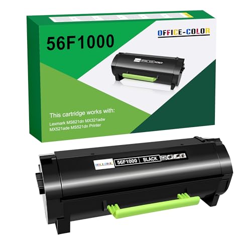 Image of 56F1000 Toner Cartridge Replacement for Lexmark MS321 MS421 MS521 | MS321dn MS421dw MS521dn MS521de MS521ade MS621dn, MX321 MX421 MX522 MX622 MX622adhe MX521