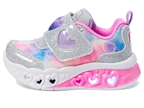 Skechers Kids Girl's Flutter Lights-Heart Sneaker4