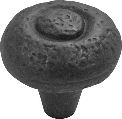Knob, Black Iron - 1.5 in.