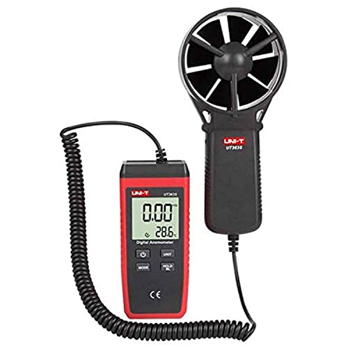 UNI-T UT363S Anemómetro Digital, 0.4m/s-30m/s, -10°C-50°C/14°F-122°F