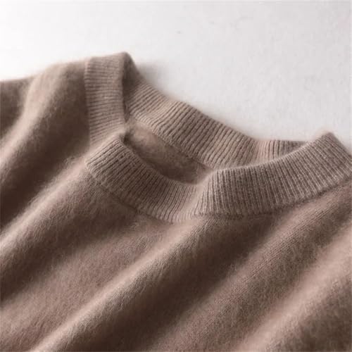Men's Cashmere Sweaters Soft Warm O-Neck Casual Pullovers Long Sleeve Tops Jumpers4