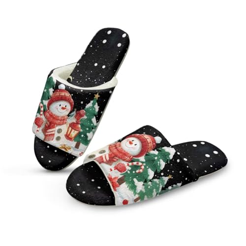 Open Toe House Shoes Slides Sandals Slip On Comfy Guest Hotel Travel Women Men Home Slippers2