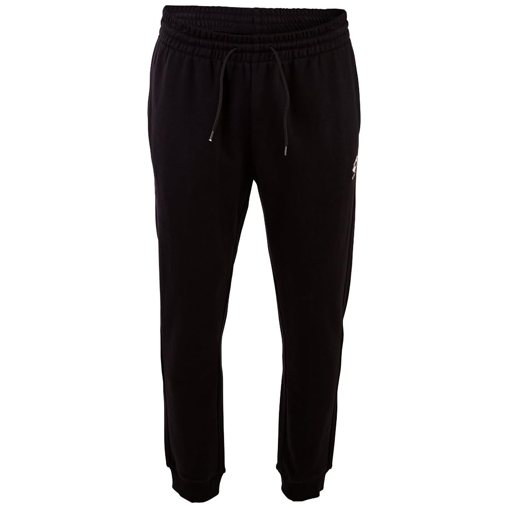 LOTTO Men 1124010 Sweat Trousers, Regular Fit Casual Trousers, Caviar, 2XL, Caviar, XXL