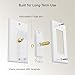 Cable Matters 2-Pack 1-Port TV Cable Wall Plate (Coax Wall Plate) in White