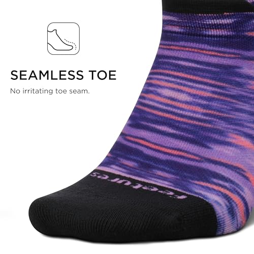 Image of Feetures Elite Light Cushion No Show Tab Sock Wave