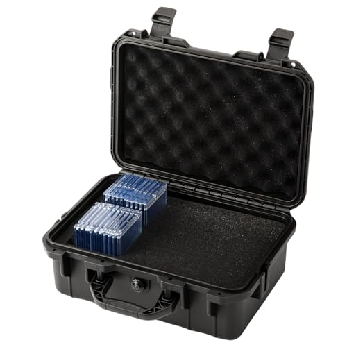 Moubruk Trading Card Storage Case Toploaders card case | Stores 350+ Toploaders, Fits 3