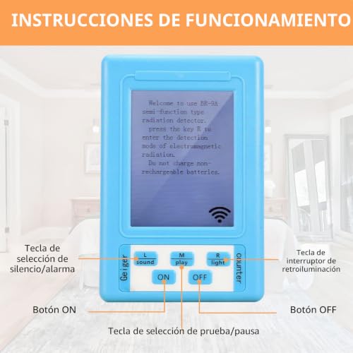 Detector de radiación electromagnética Dciustfhe BR-9A para el hogar 7