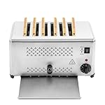 Stainless Steel Toaster 6 slice Commercial Toaster 6 Slot Bread Baking Machine 1.1in Wide Slot with 1-5 Minute Timing for Restaurant and Home Kitchen (1680W 110V, Style 2) - Image 2