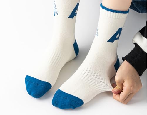 Boys Socks 5 Pairs Crew Socks Cotton Socks Cute Socks Winter Socks Warm Thick Socks Colorful Funny Socks for Kids-13