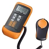 Medidor PAR Digital, Medidor PAR Impermeable, Resolución De 0,1 Lux Y Selector De 2 Unidades, Lectura Máxima En Pantalla De 1999 Y Respuesta Rápida, para Plantas, Acuarios Y Almacenes.