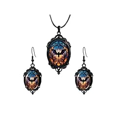 B1:Blue Bat Earrings Necklace