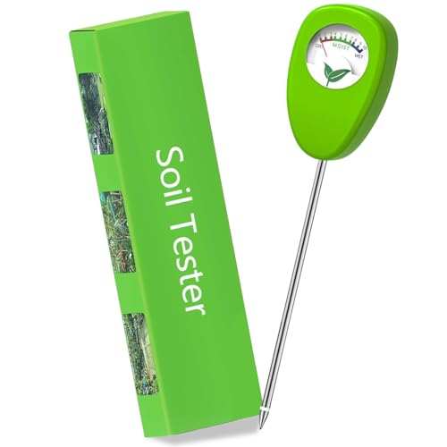 Medidor de Humedad de Suelo, Medidor de Humedad para Plantas, Medidor Humedad Suelo Preciso de Sonda Larga, Uso Profundo, para Plantas de Maceta, Flores, Agricultura, No Se Necesitan Baterías